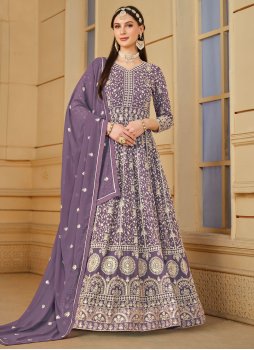 Arresting Embroidered Salwar Suit