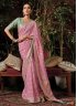 Beckoning Rose Pink Saree