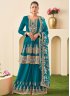Chinon Zari Readymade Salwar Kameez in Morpeach 