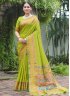 Dainty Green Paithni Trendy Saree