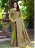 Green Color Trendy Saree