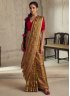 Green Printed Organza Classic Saree
