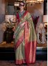 Green Tissue Classic Saree