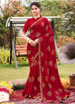 Imposing Georgette Designer Saree