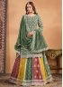 Innovative Embroidered Party A Line Lehenga Choli