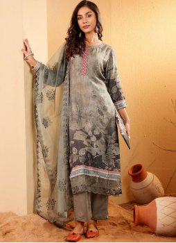 Integral Grey Designer Salwar Kameez