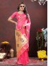 Lively Silk Pink Classic Saree