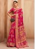 Majesty Georgette Magenta Classic Saree
