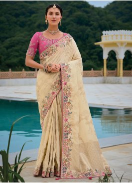 Mod Zari Silk Contemporary Saree