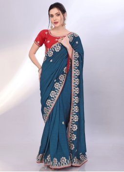Morpeach  Color Trendy Saree