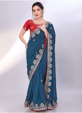 Morpeach  Color Trendy Saree