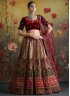 Multi Colour Thread Wedding Trendy Lehenga Choli