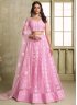 Net Pink Designer Lehenga Choli