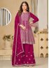 Nice Rani Embroidered Chinon Designer Salwar Kameez