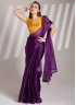 Organza Trendy Saree in Purple