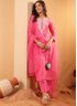 Pink Embroidered Pant Style Suit