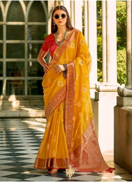 Pleasing Weaving Tussar Silk Saree