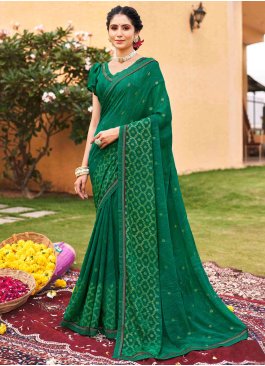 Precious Printed Festival Traditional Saree