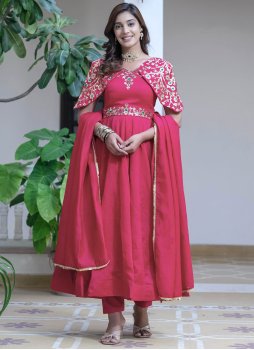 Shimmer Rani Readymade Anarkali Salwar Suit