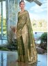 Silk Woven Trendy Saree in Green