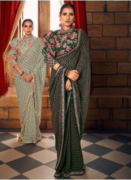 Spellbinding Fancy Fabric Party Classic Saree