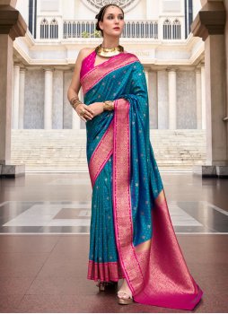 Staggering Weaving Festival Designer Saree