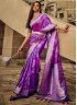 Violet Digital Print Party Classic Saree