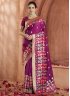 Weaving Banarasi Silk Trendy Saree in Purple